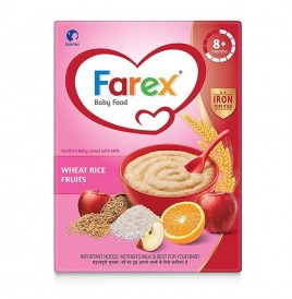 Farex Wheat Rice Fruits, (8+ months)  Box  300 grams